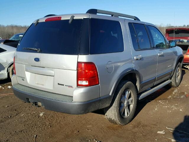 1FMZU73K25UA58415 - 2005 FORD EXPLORER X SILVER photo 4