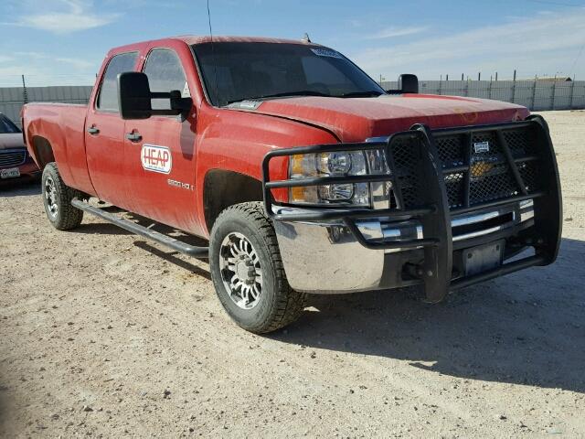 1GCHC23K18F175739 - 2008 CHEVROLET SILVERADO RED photo 1