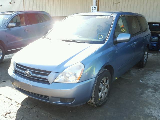 KNDMB233266050398 - 2006 KIA SEDONA EX BLUE photo 2