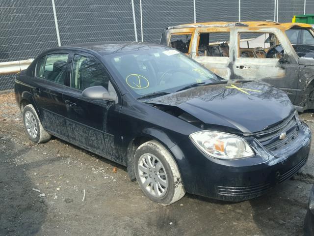 1G1AS58H897223812 - 2009 CHEVROLET COBALT LS BLACK photo 1