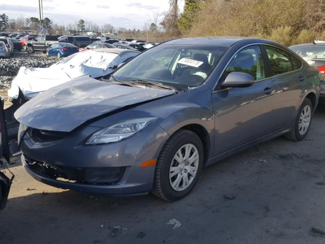 1YVHZ8BHXA5M08871 - 2010 MAZDA 6 I GRAY photo 2