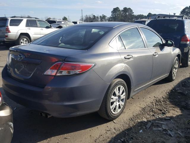 1YVHZ8BHXA5M08871 - 2010 MAZDA 6 I GRAY photo 4