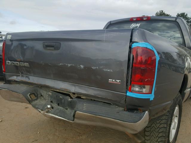 1D7HA18D74S760021 - 2004 DODGE RAM 1500 S GRAY photo 9