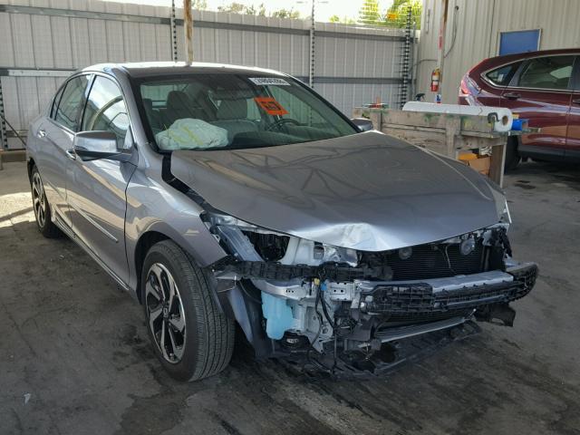 1HGCR3F05HA004368 - 2017 HONDA ACCORD EXL SILVER photo 1