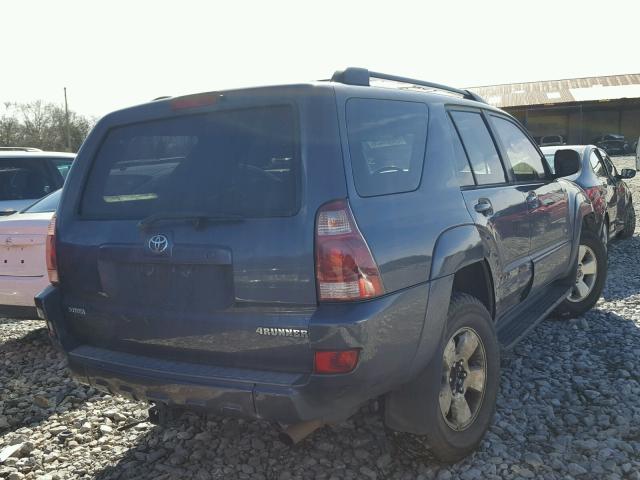 JTEZU14R550058537 - 2005 TOYOTA 4RUNNER SR GRAY photo 4