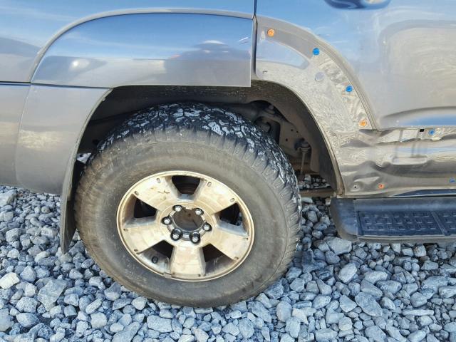 JTEZU14R550058537 - 2005 TOYOTA 4RUNNER SR GRAY photo 9