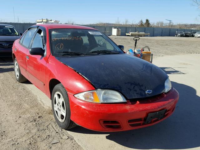 1G1JF524627402334 - 2002 CHEVROLET CAVALIER L RED photo 1