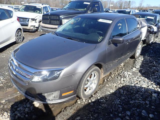 3FAHP0HA2BR199346 - 2011 FORD FUSION SE GRAY photo 2