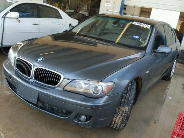 WBAHN83598DT78085 - 2008 BMW 750 LI GRAY photo 2