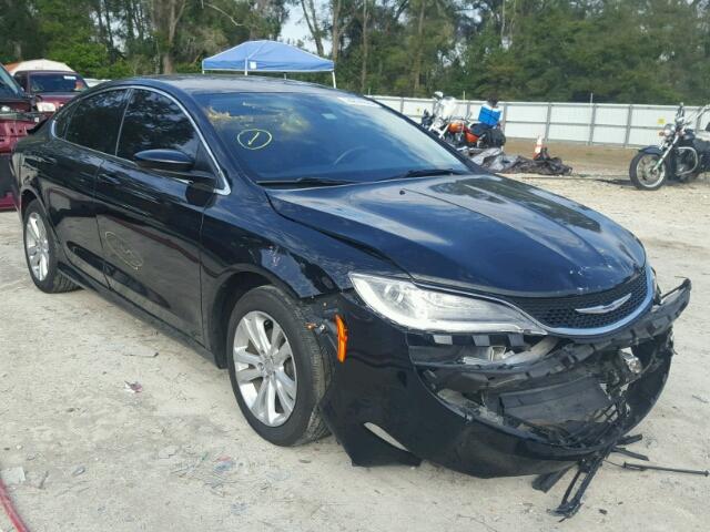 1C3CCCAB5FN629341 - 2015 CHRYSLER 200 LIMITE BLACK photo 1