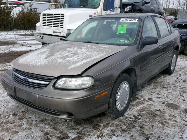 1G1ND52J216247878 - 2001 CHEVROLET MALIBU BROWN photo 2