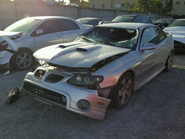 6G2VX12U55L349126 - 2005 PONTIAC GTO SILVER photo 2