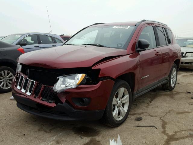 1J4NT1FA2BD138759 - 2011 JEEP COMPASS SP RED photo 2