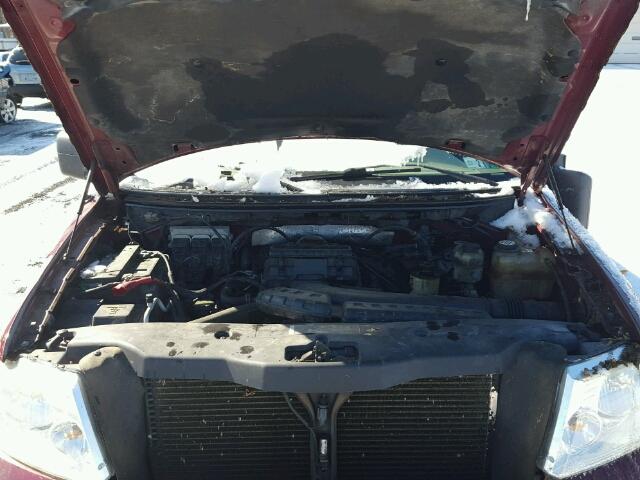 1FTPX14516FB12866 - 2006 FORD F150 Բորդո լուսանկար 7