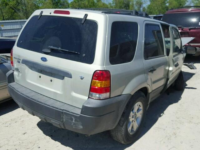 1FMYU03176KA52407 - 2006 FORD ESCAPE XLT BEIGE photo 4