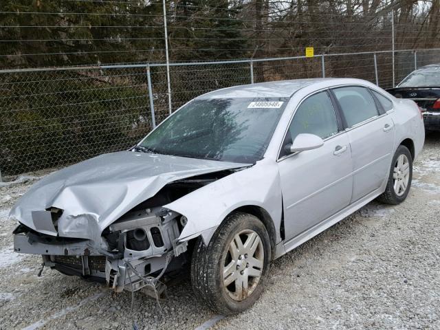 2G1WG5EKXB1218931 - 2011 CHEVROLET IMPALA LT SILVER photo 2