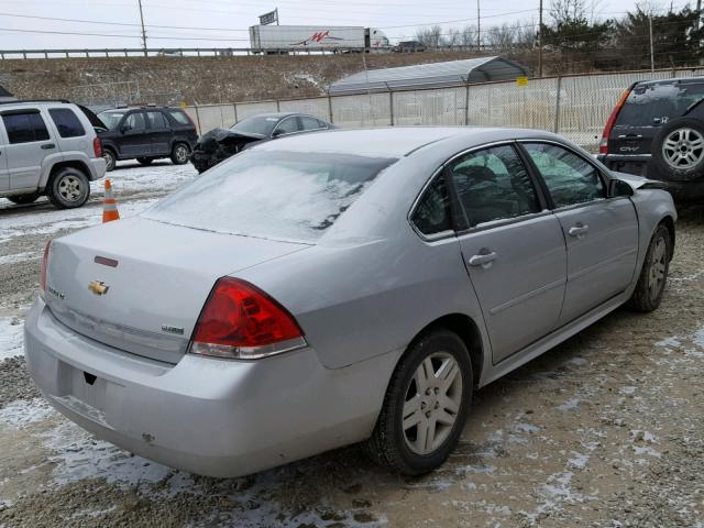 2G1WG5EKXB1218931 - 2011 CHEVROLET IMPALA LT SILVER photo 4