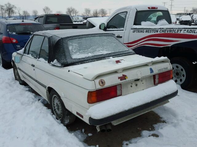 WBABB2306J8861337 - 1988 BMW 325 I AUTO WHITE photo 3