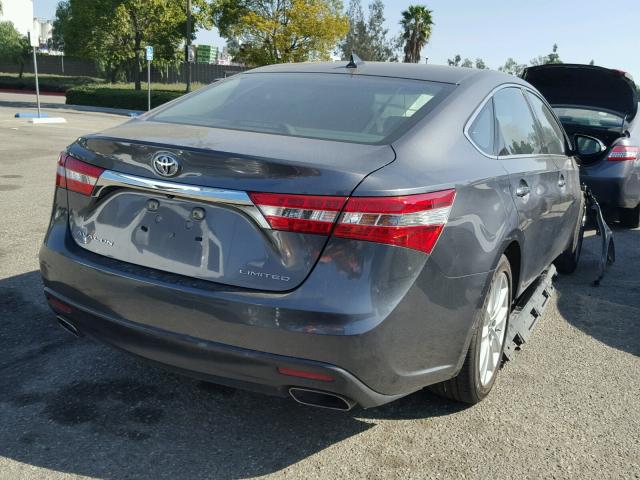 4T1BK1EB6DU014868 - 2013 TOYOTA AVALON BAS GRAY photo 4