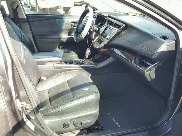 4T1BK1EB6DU014868 - 2013 TOYOTA AVALON BAS GRAY photo 5
