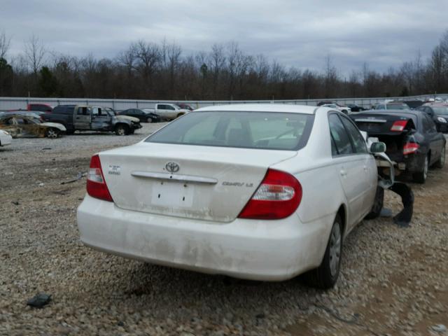 4T1BE32K24U273932 - 2004 TOYOTA CAMRY LE WHITE photo 4