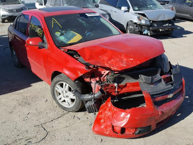 1G1AL52F657587919 - 2005 CHEVROLET COBALT LS RED photo 1