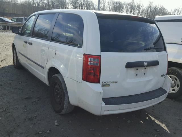 2D4RN1AE5AR277164 - 2010 DODGE GRAND CARA WHITE photo 3