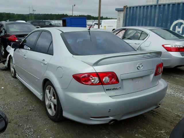 1YVHP80D945N07496 - 2004 MAZDA 6 S SILVER photo 3