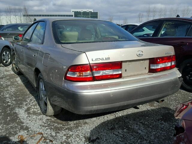 JT8BF28G4Y0238318 - 2000 LEXUS ES 300 GOLD photo 3