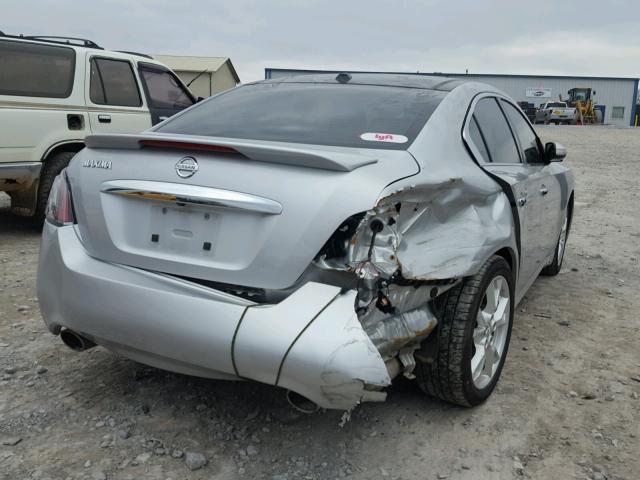 1N4AA5AP8CC811337 - 2012 NISSAN MAXIMA S SILVER photo 4