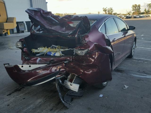 1C3CCCCB0FN532030 - 2015 CHRYSLER 200 C MAROON photo 4