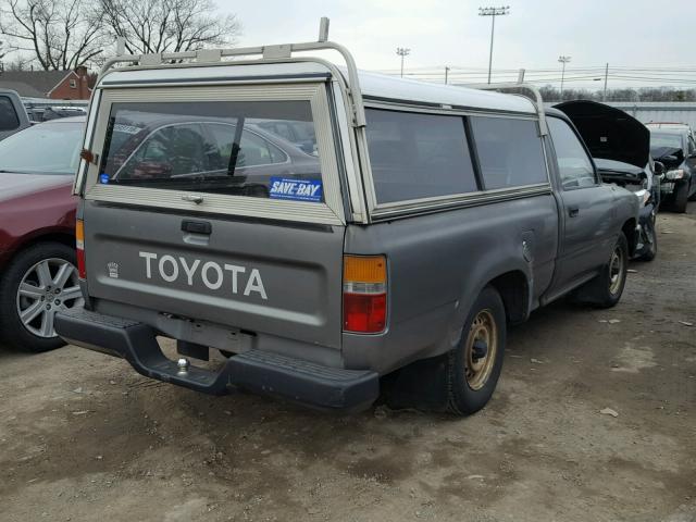 JT4RN81RXK5039026 - 1989 TOYOTA PICKUP 1/2 GRAY photo 4