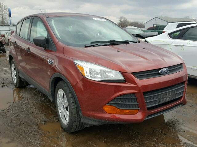 1FMCU0F70EUD49774 - 2014 FORD ESCAPE S ORANGE photo 1