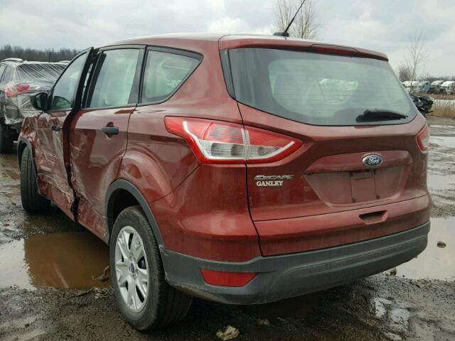 1FMCU0F70EUD49774 - 2014 FORD ESCAPE S ORANGE photo 3