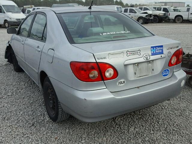 1NXBR32E57Z897193 - 2007 TOYOTA COROLLA CE SILVER photo 3