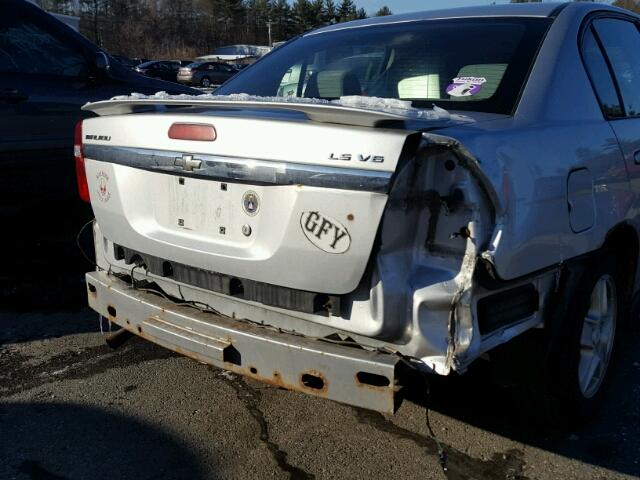 1G1ZT54895F178563 - 2005 CHEVROLET MALIBU LS SILVER photo 9