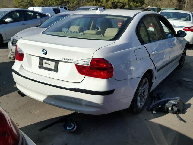 WBAVA33538P143682 - 2008 BMW 328 I WHITE photo 4