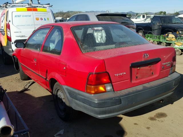 JT2AC52L9V0226294 - 1997 TOYOTA TERCEL CE RED photo 3