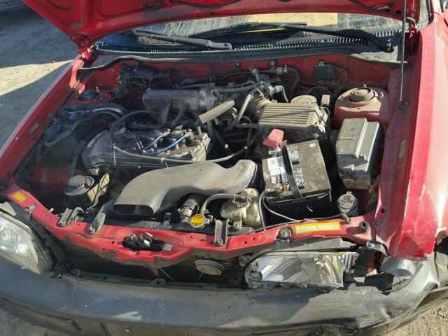 JT2AC52L9V0226294 - 1997 TOYOTA TERCEL CE RED photo 7