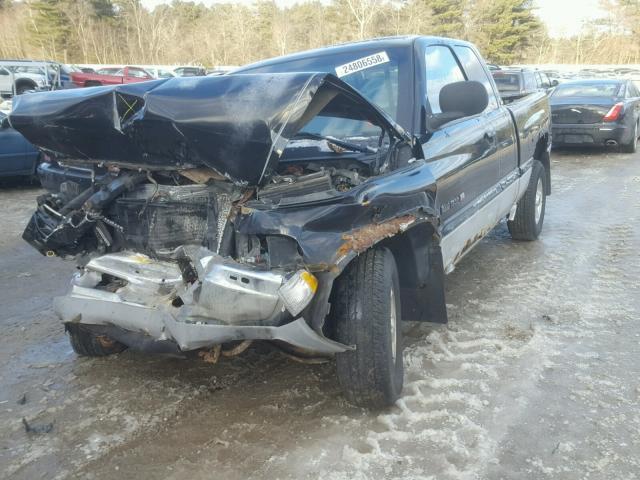 3B7HC13Y0WG244513 - 1998 DODGE RAM 1500 BLACK photo 2