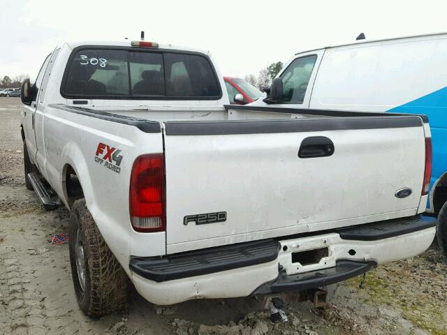 1FTNX21LX4EB56089 - 2004 FORD F250 SUPER WHITE photo 3