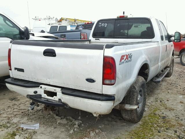 1FTNX21LX4EB56089 - 2004 FORD F250 SUPER WHITE photo 4