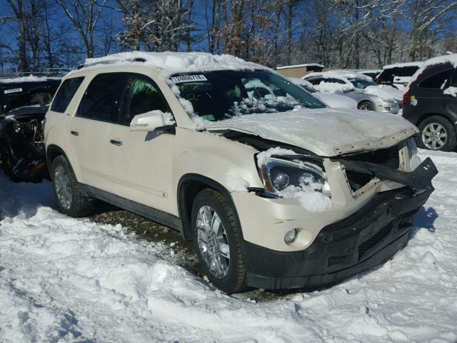 1GKLVNED7AJ147925 - 2010 GMC ACADIA SLT WHITE photo 1