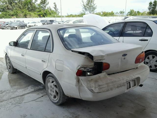 1Y1SK52852Z424786 - 2002 CHEVROLET GEO PRIZM WHITE photo 3