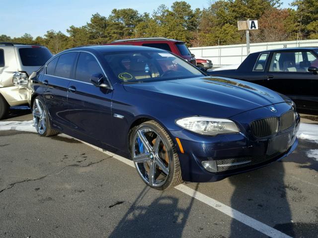 WBAXH5C5XDDW15257 - 2013 BMW 528 XI BLUE photo 1