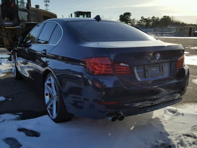 WBAXH5C5XDDW15257 - 2013 BMW 528 XI BLUE photo 3