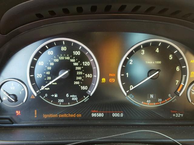 WBAXH5C5XDDW15257 - 2013 BMW 528 XI BLUE photo 8