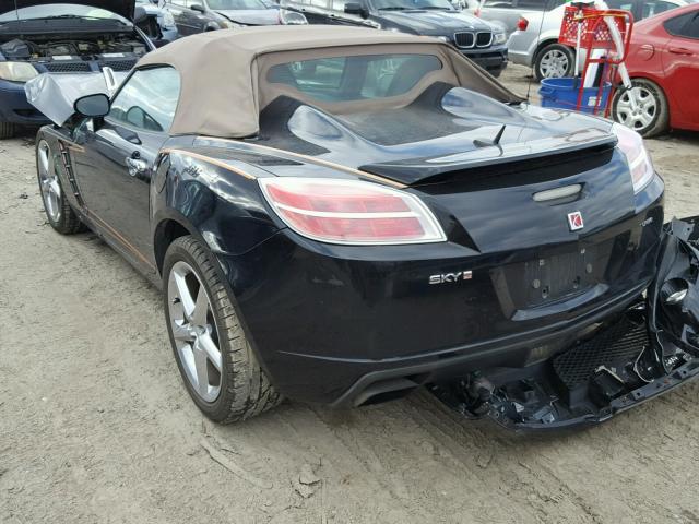 1G8MG35XX7Y142172 - 2007 SATURN SKY REDLIN BLACK photo 3