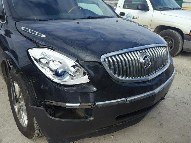 5GAER13758J282699 - 2008 BUICK ENCLAVE CX BLACK photo 9