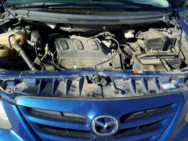 JM3LW28J350546410 - 2005 MAZDA MPV WAGON BLUE photo 7